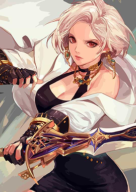 Anime Female Warrior