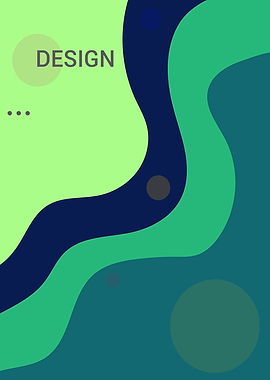 Abstract Green and Blue Design