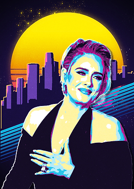 Adele Retro Pop Art
