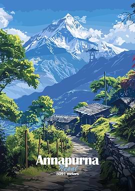 Annapurna Mountain Nepal