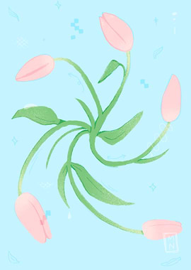 Whimsical Tulip Bouquet