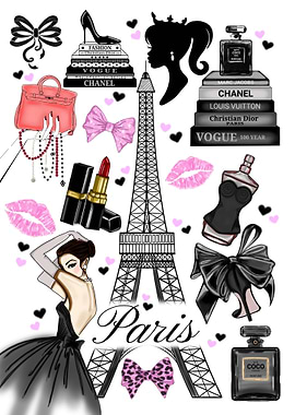 Paris Fashion Illustration