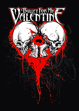 Bullet For My Valentine Skull Heart