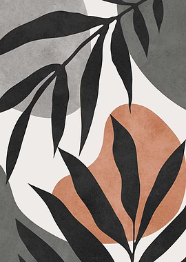 Abstract Botanical Print