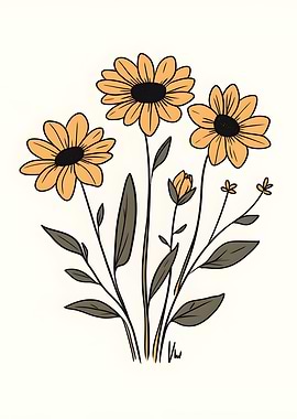 Orange Flower Bouquet