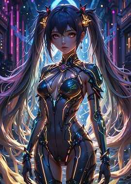 Cyberpunk Anime Girl
