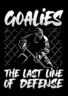 Ice Hockey Goalie Graphic