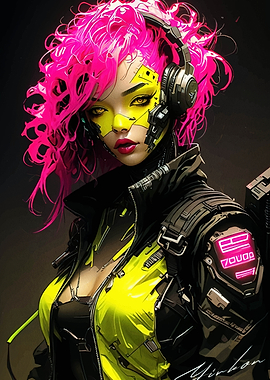 Cyberpunk Female Character