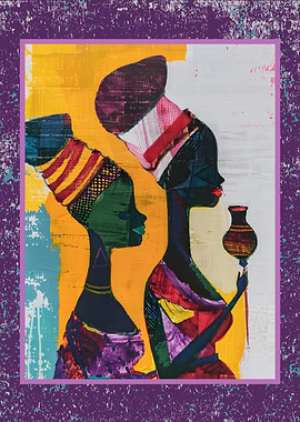 African Women Painting