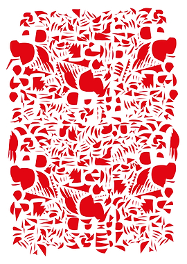 Red Abstract Pattern