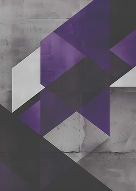 Purple Geometric Abstract