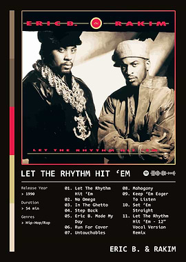 Let The Rhythm Hit 'Em (1990) Album by Eric B. & Rakim