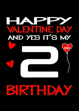 Valentine's Day 2nd Birthday