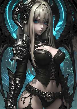 Dark Angel Anime Girl Gaming