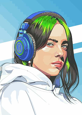 Billie Eilish Digital Art