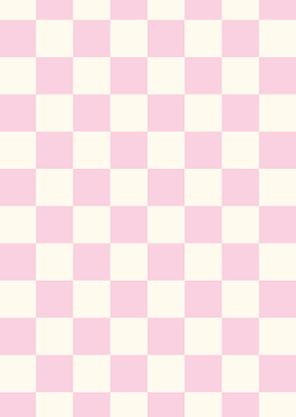 Pink and White Checkerboard Pattern