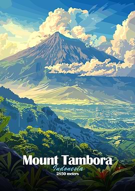 Mount Tambora, Indonesia