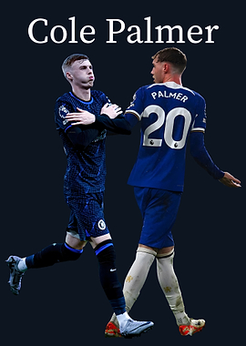 Cole Palmer Football Poster