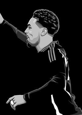 Ethan Nwaneri Black and White Version