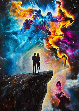 Abstract Nebula Gazing