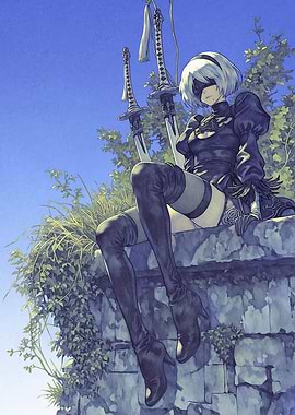2B Nier Automata Artwork