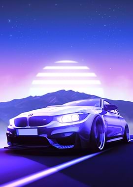 BMW M3 Synthwave