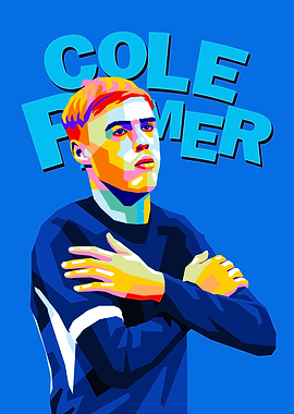 Cole Palmer Pop Art Portrait