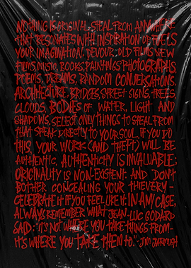 Jim Jarmusch, Nothing Is Original Quotes