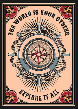 Ship's Wheel Compass Design