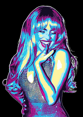 Sabrina Carpenter Retro Art