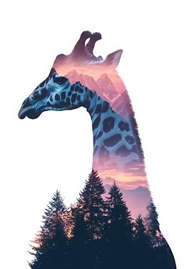 Giraffe Mountain Sunset