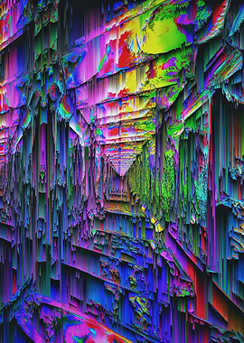 Art Schmart Abstract Glitchy Tunnel