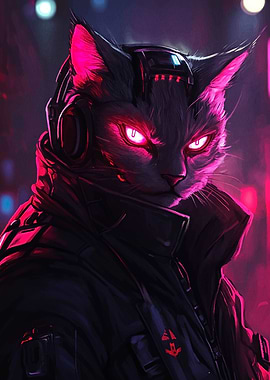 Cyberpunk Cat