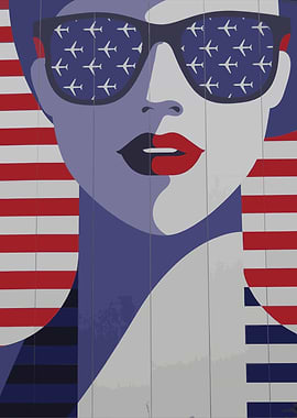 American Flag Sunglasses