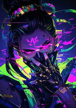 Cyberpunk Anime Girl