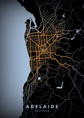 Adelaide City Map