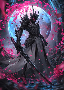 Dark Knight with Sword