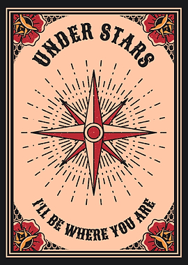 Vintage Compass Tattoo