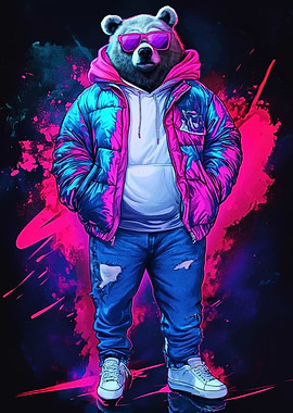 Cool Bear in Sunglasses
