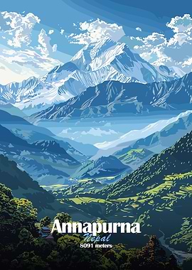 Annapurna Mountain Range
