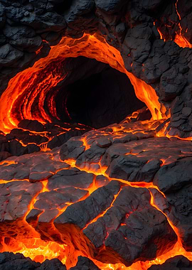 Molten Lava Flow