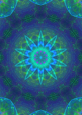 Psychedelic Floral Fantasy