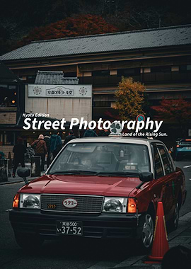 Kyoto Taxi Street Photography