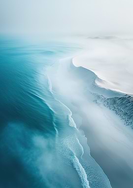 Namibia White Sand Dunes Coast