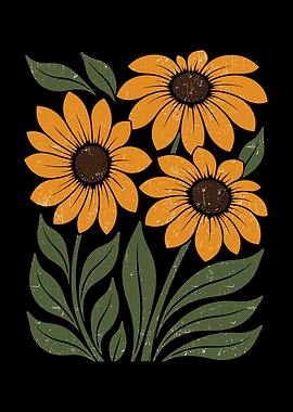 Vintage Sunflower Bouquet