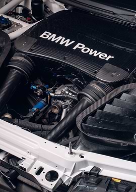 BMW Engine Close-Up