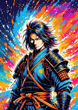 Samurai Warrior Art Print