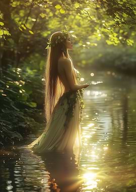 Forest Nymph in Sunlight