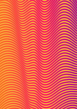 Abstract Wavy Lines