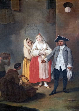 Street Scene with Figures